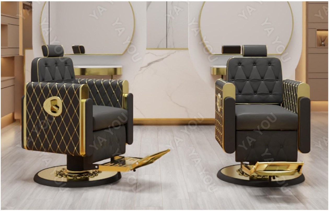 Regent Quilted Barber Chair SS-Y301